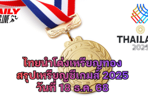 สรุปเหรียญซีเกมส์ 2025