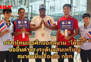 กรีฑาไทยเจอศึกนอกสนาม “โค้ชจี” ขอขึ้นค่าแรงระดับแสนเหรียญ